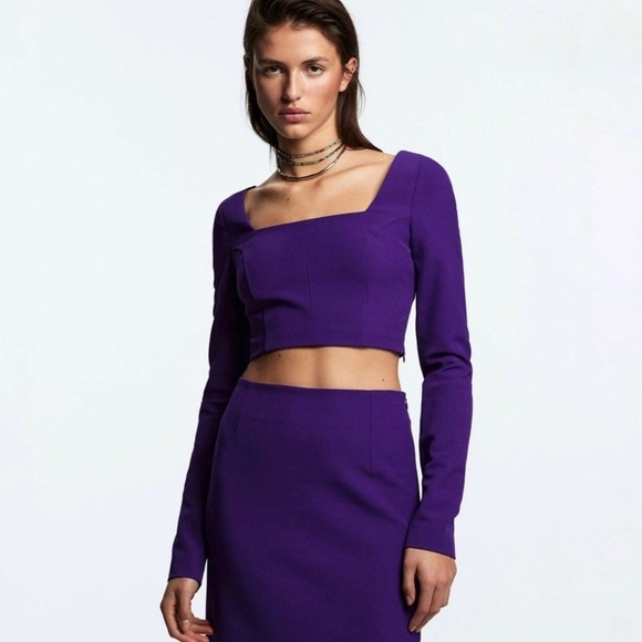 Zara Tops - Zara Vibrant Purple Top
